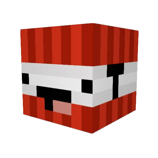 Haz774 Minecraft avatar head, 3D render