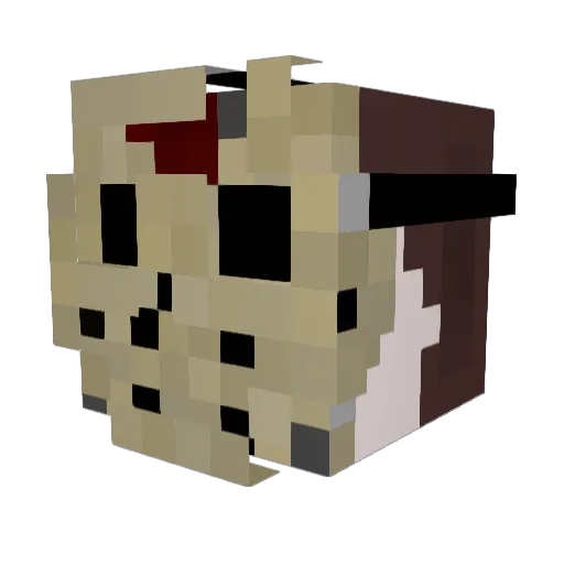 Hazard3536 Minecraft avatar head, 3D render