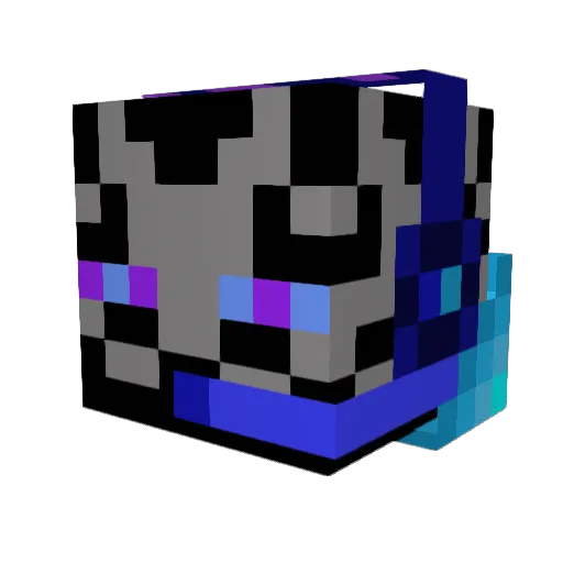 HazardGamer01 Minecraft avatar head, 3D render