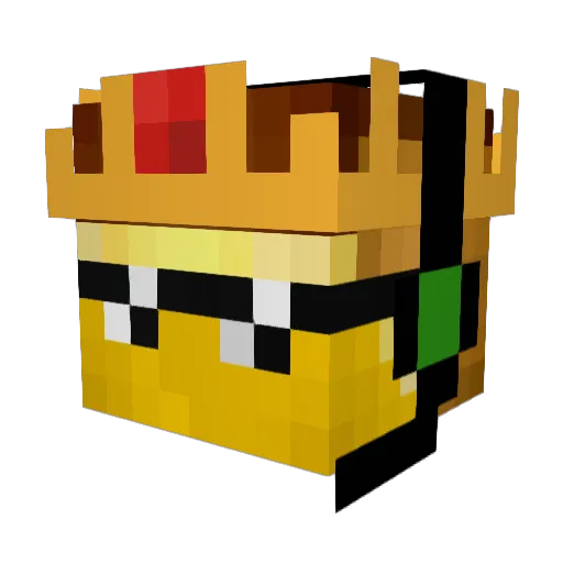Hazard_20 Minecraft avatar head, 3D render