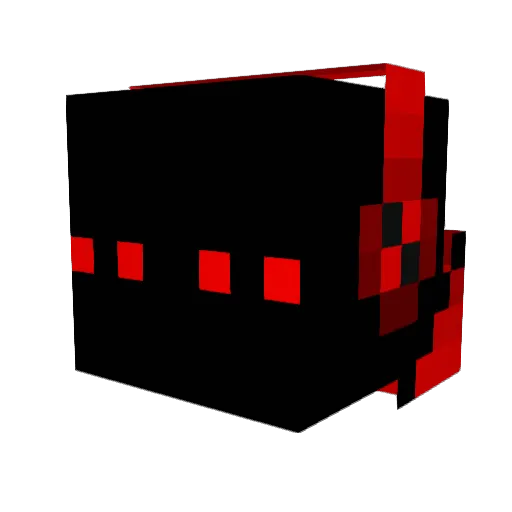 HazardousMH Minecraft avatar head, 3D render