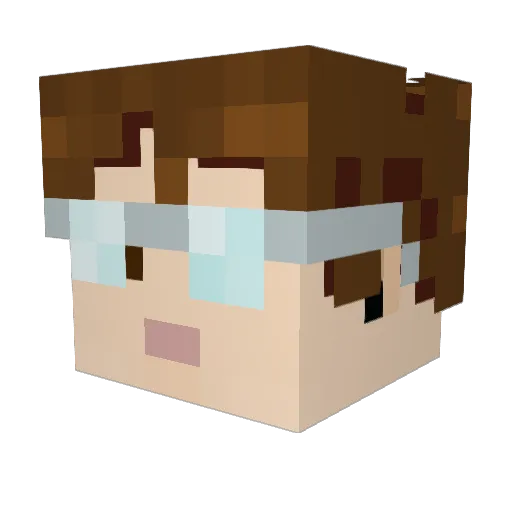 Hazardous_Goose Minecraft avatar head, 3D render