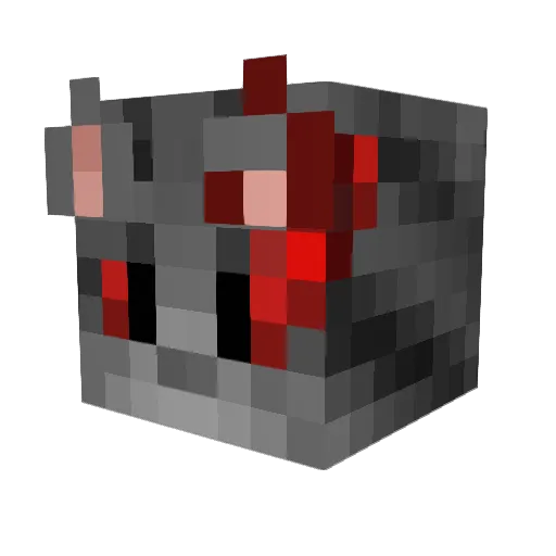 Hazcat99 Minecraft avatar head, 3D render