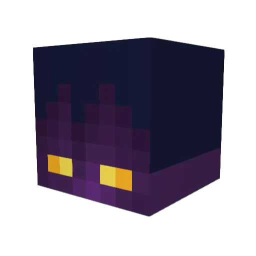 HazeDer4 Minecraft avatar head, 3D render