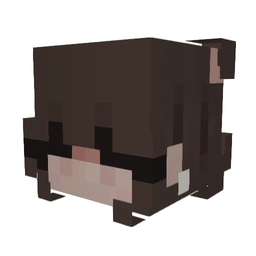 HazelHeather Minecraft avatar head, 3D render