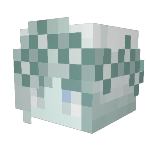 Hazel_Heart Minecraft avatar head, 3D render
