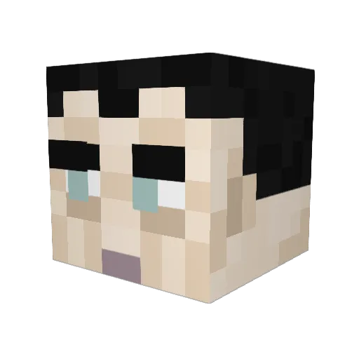 HazeyEmerald5223 Minecraft avatar head, 3D render