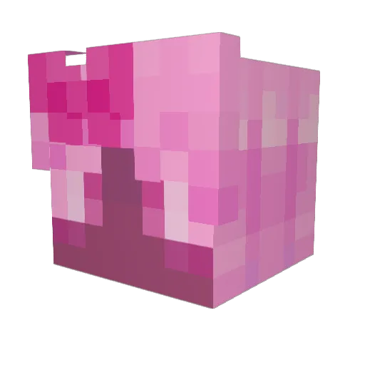 HazeyHaze Minecraft avatar head, 3D render