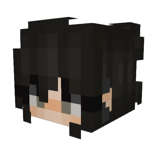 HazeyPlays Minecraft avatar head, 3D render