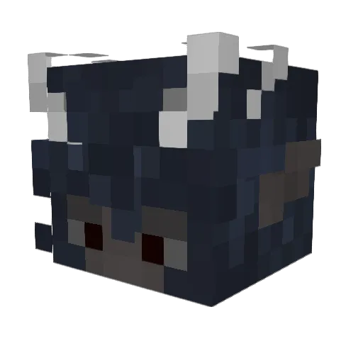 Hazions Minecraft avatar head, 3D render