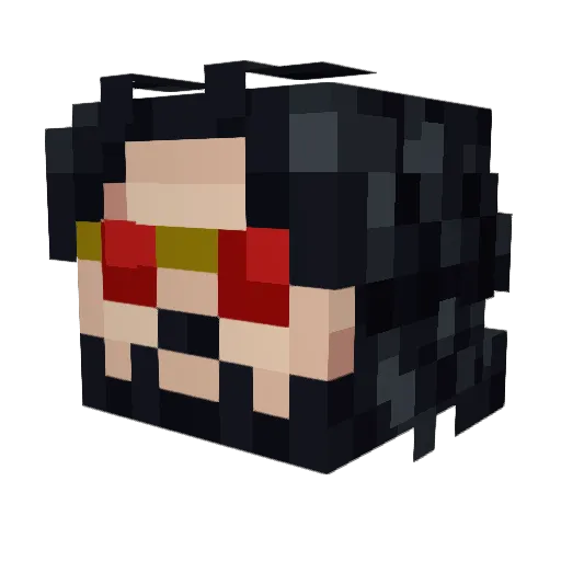HazmatHarv Minecraft avatar head, 3D render