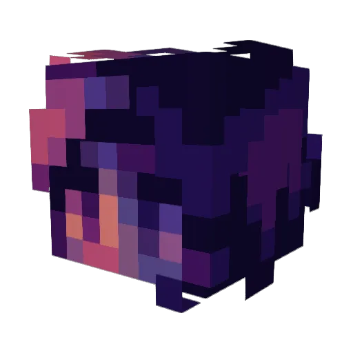 Hazmu Minecraft avatar head, 3D render