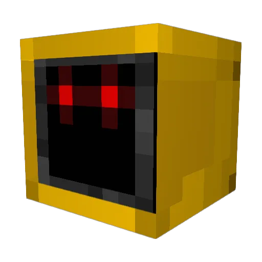 Haznat_ Minecraft avatar head, 3D render