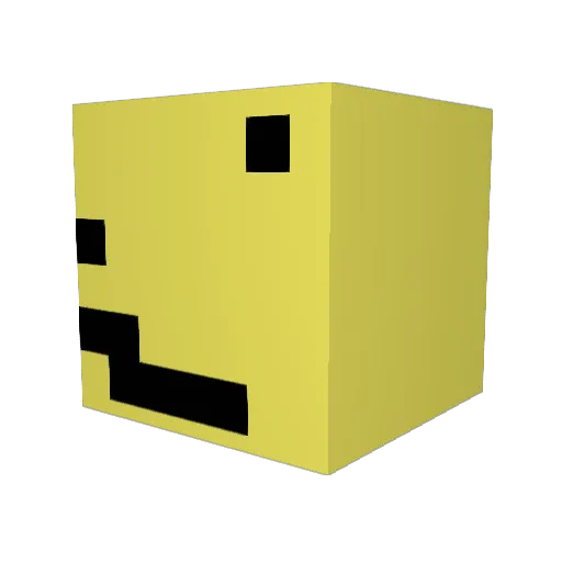 Hazza2Trazza Minecraft avatar head, 3D render