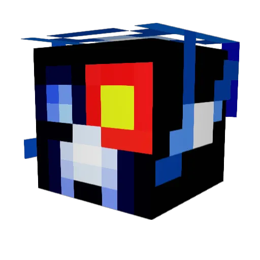 HazzaCarr Minecraft avatar head, 3D render