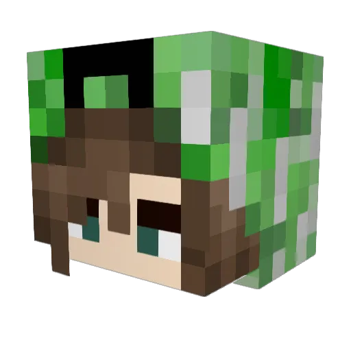HazzaWazza321 Minecraft avatar head, 3D render