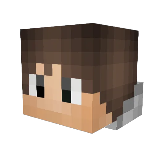 Hazzatheman1710 Minecraft avatar head, 3D render