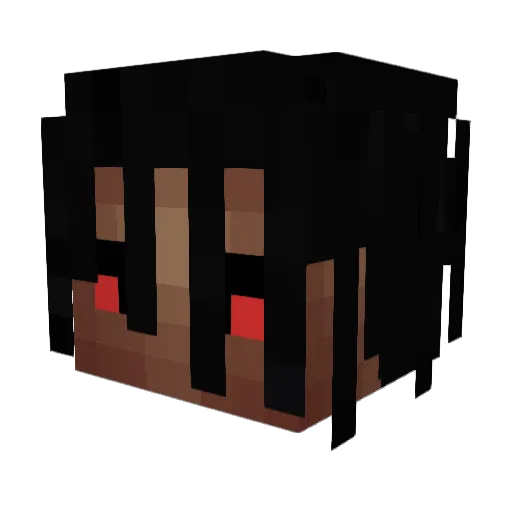 Hazzu_ Minecraft avatar head, 3D render