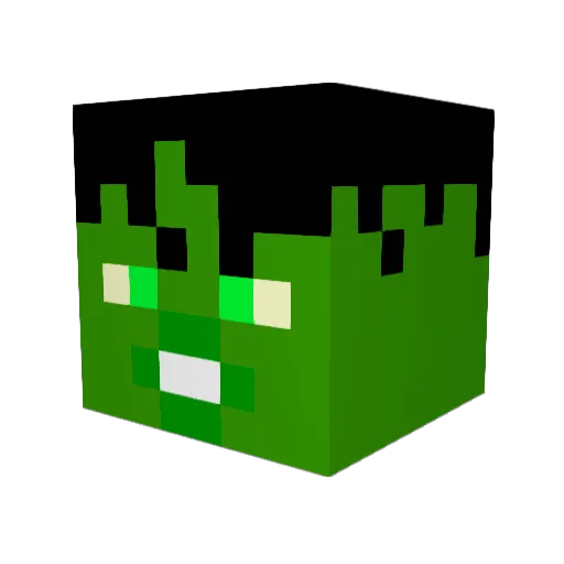 HazzyBear97 Minecraft avatar head, 3D render
