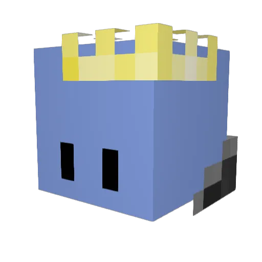 Hbomb606 Minecraft avatar head, 3D render