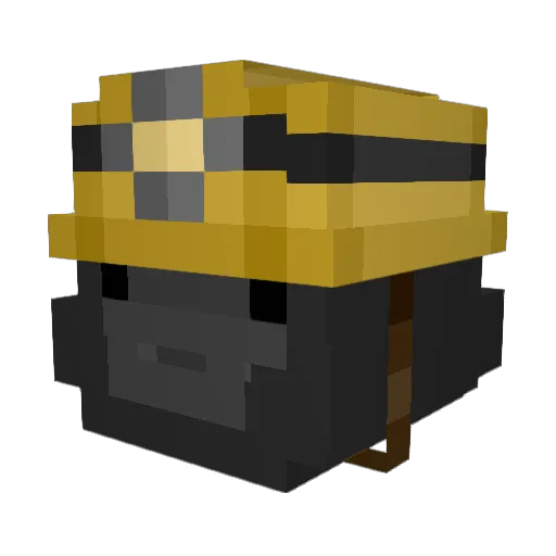 Hce01 Minecraft avatar head, 3D render