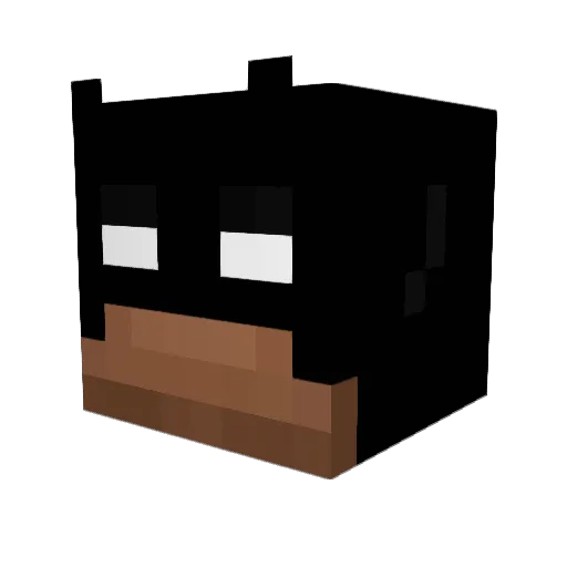 Hdyro Minecraft avatar head, 3D render