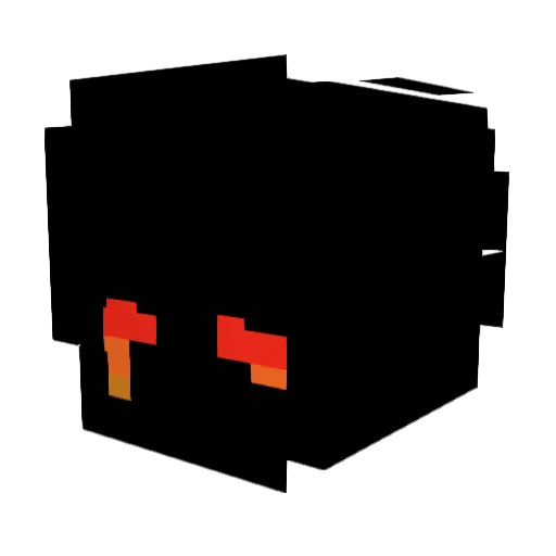 He1lB0y Minecraft avatar head, 3D render