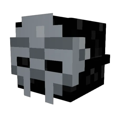 He1z_ Minecraft avatar head, 3D render