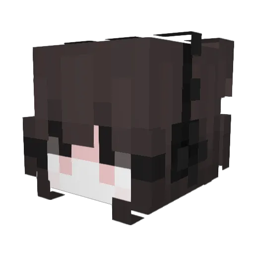 He4lingU Minecraft avatar head, 3D render