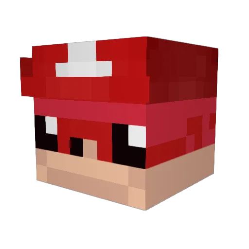 HeArTzZzZ Minecraft avatar head, 3D render