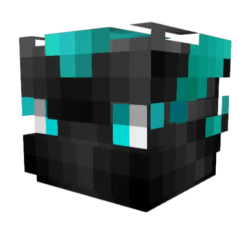 HeDroppedPVP Minecraft avatar head, 3D render
