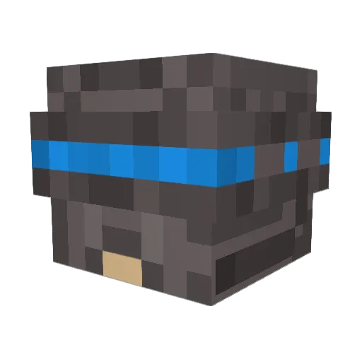 HeLlHoUnDbeastly Minecraft avatar head, 3D render