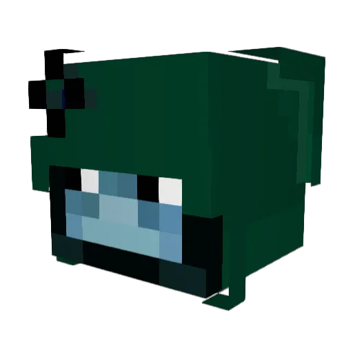 HeRvE04 Minecraft avatar head, 3D render