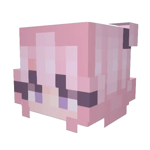 HeadPlease Minecraft avatar head, 3D render