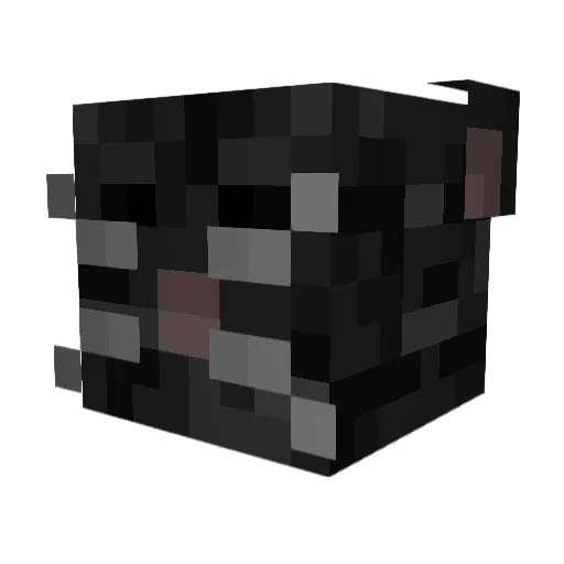 Head_Rat Minecraft avatar head, 3D render