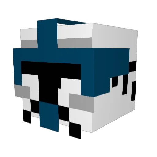 Headhunter899 Minecraft avatar head, 3D render