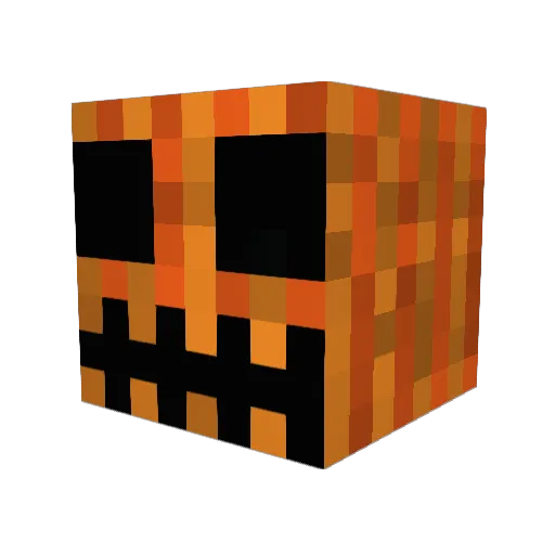 HeadlessApple Minecraft avatar head, 3D render