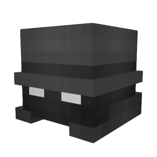 HeadlessWarrior7 Minecraft avatar head, 3D render