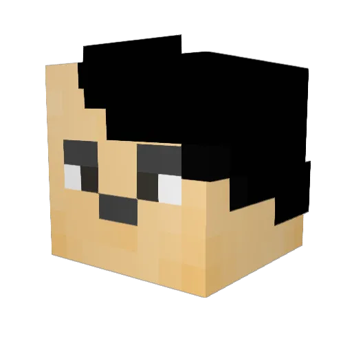 HeadofThirdReich Minecraft avatar head, 3D render