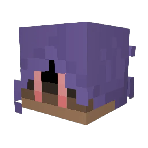 HeadsetDZ Minecraft avatar head, 3D render