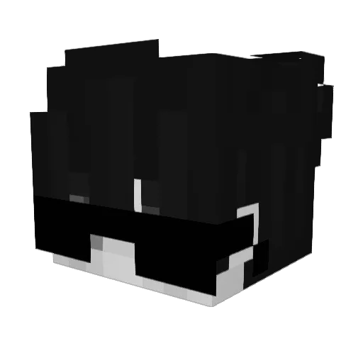 Headzzin Minecraft avatar head, 3D render