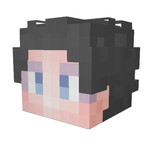Heal_Hoon Minecraft avatar head, 3D render