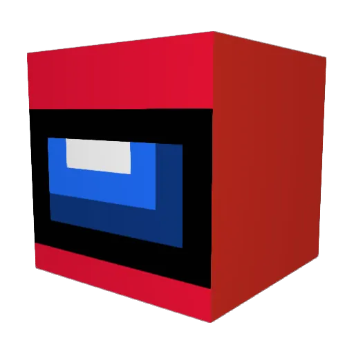 HealthBreakfast Minecraft avatar head, 3D render