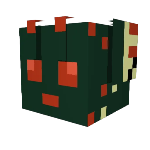 Heapass1279 Minecraft avatar head, 3D render