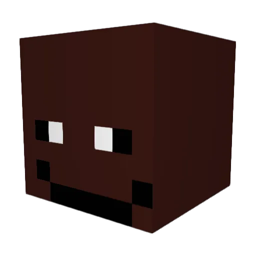 HeardPen Minecraft avatar head, 3D render