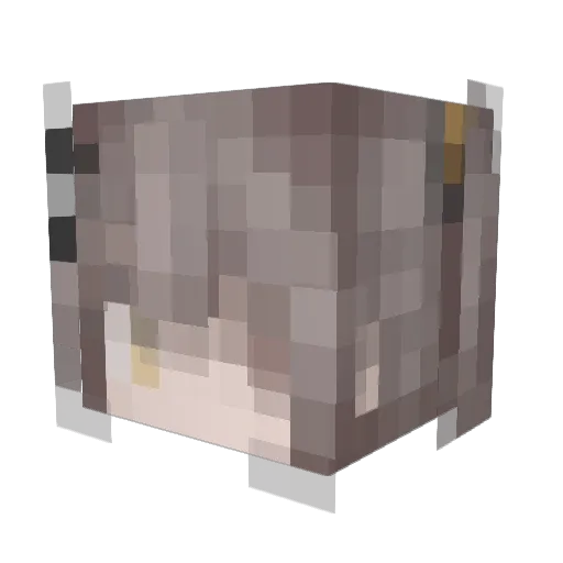 Hearsay_Z Minecraft avatar head, 3D render