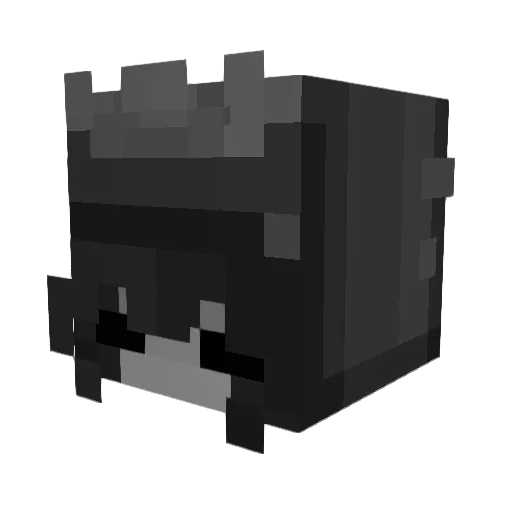 HeartBreaker2000 Minecraft avatar head, 3D render