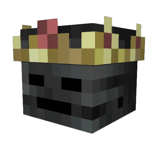HeartReaper Minecraft avatar head, 3D render