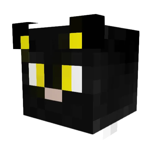 HeartSyluM Minecraft avatar head, 3D render