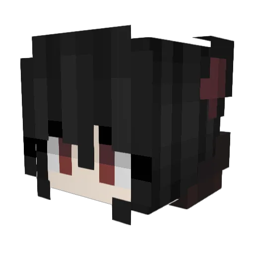 Heart_JDKL Minecraft avatar head, 3D render